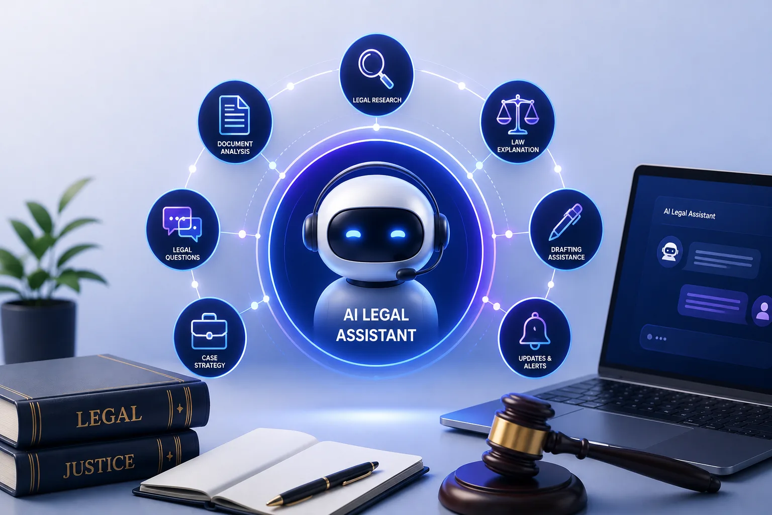 AI Legal Assistant, document analysis, legal research, drafting and case analysis